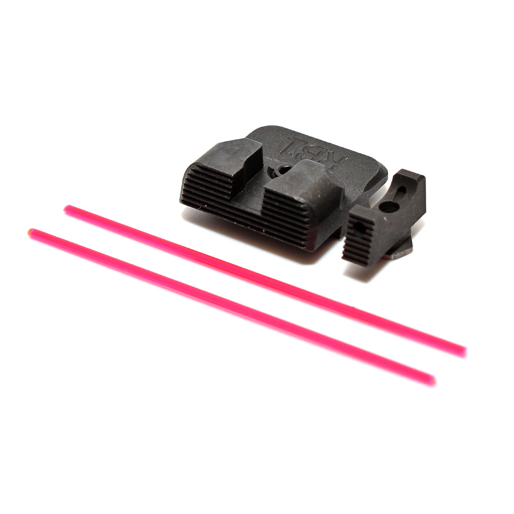 High Table Armory Red Brite-Sight Fiber Optic Sight For Glock Pistols (9mm)